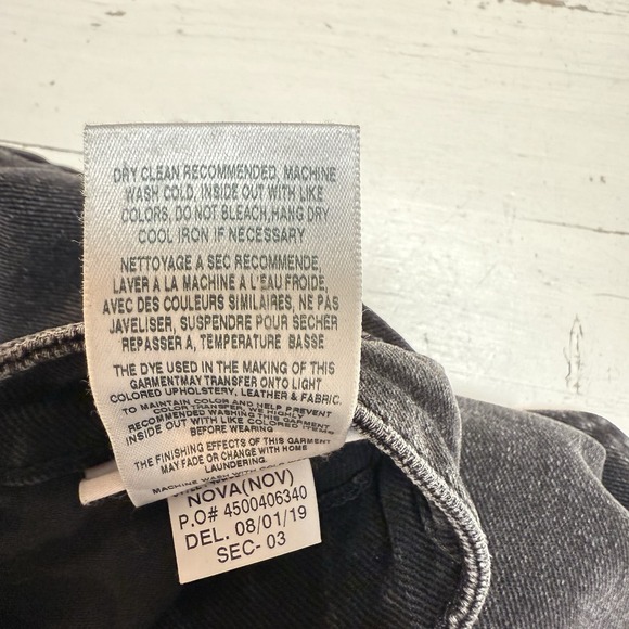 JOE's Jeans The Milla 26 High Rise Straight Leg in Faded Black Nova - Picture 14 of 14